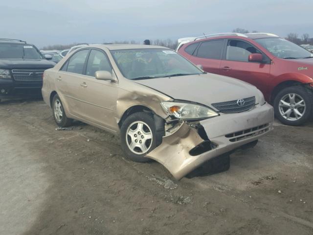 4T1BF32K32U028552 - 2002 TOYOTA CAMRY LE GOLD photo 1