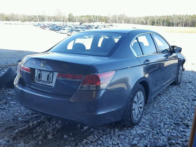 1HGCP2F39CA086091 - 2012 HONDA ACCORD LX GRAY photo 4