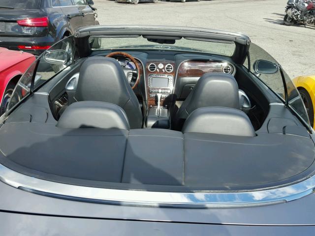 SCBDR33W18C052923 - 2008 BENTLEY CONTINENTA GRAY photo 9