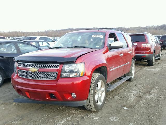 1GNSKCE04DR365349 - 2013 CHEVROLET TAHOE K150 RED photo 2