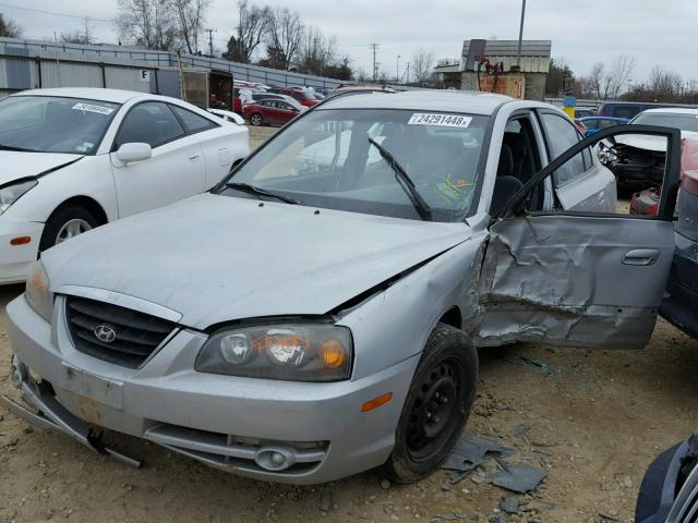 KMHDN46D36U327171 - 2006 HYUNDAI ELANTRA GL SILVER photo 2