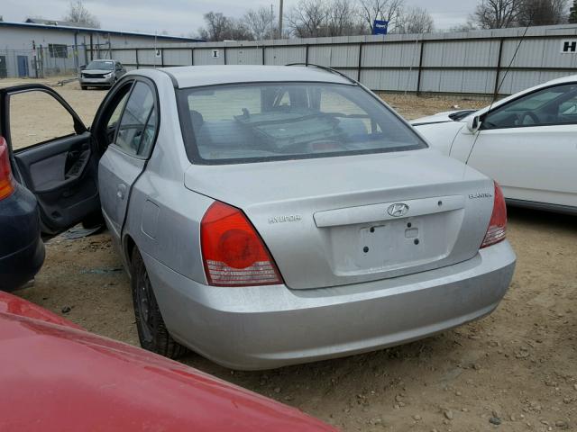 KMHDN46D36U327171 - 2006 HYUNDAI ELANTRA GL SILVER photo 3