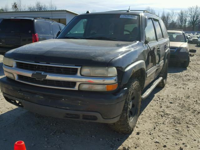 1GNEK13T84R246699 - 2004 CHEVROLET TAHOE K150 BLACK photo 2