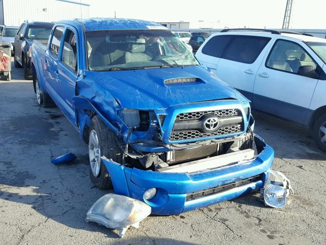 3TMMU4FN5BM032944 - 2011 TOYOTA TACOMA DOU BLUE photo 1