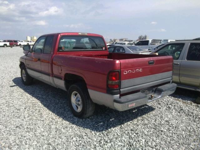 1B7HC13Y2WJ195717 - 1998 DODGE RAM 1500 RED photo 3