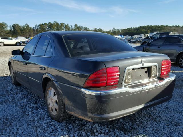 1LNHM86S32Y708192 - 2002 LINCOLN LS GRAY photo 3