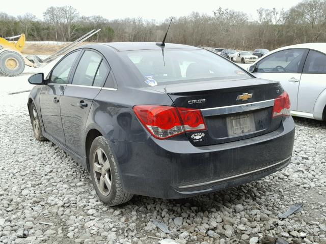 1G1PC5SB7D7211672 - 2013 CHEVROLET CRUZE LT BLACK photo 3