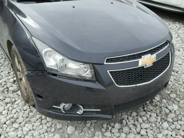 1G1PC5SB7D7211672 - 2013 CHEVROLET CRUZE LT BLACK photo 9