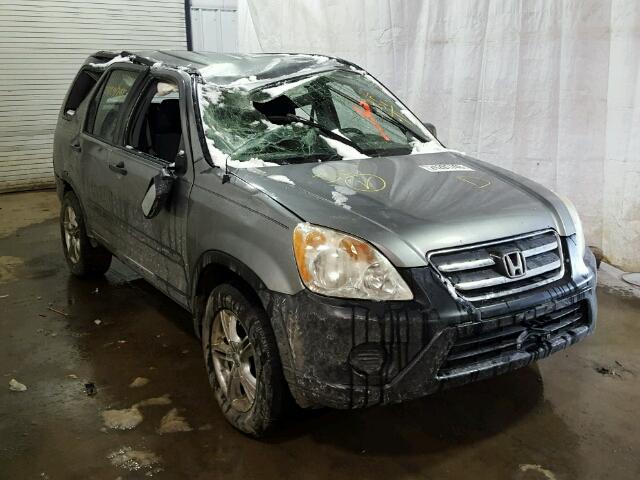 JHLRD78515C048135 - 2005 HONDA CR-V LX GRAY photo 1