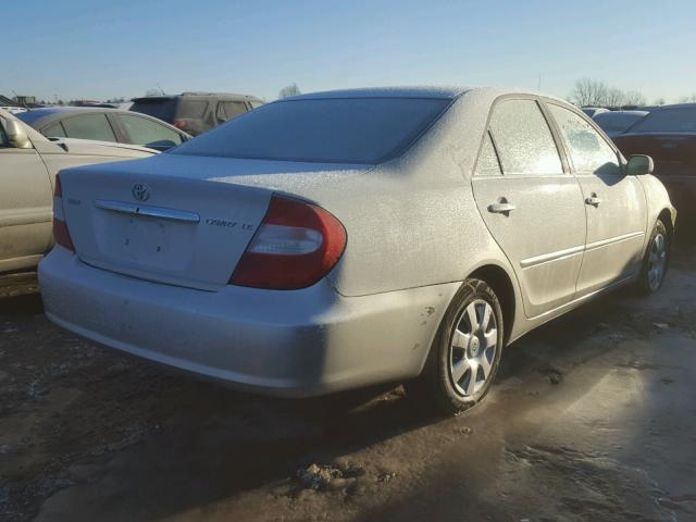 4T1BE32K94U834031 - 2004 TOYOTA CAMRY LE SILVER photo 4