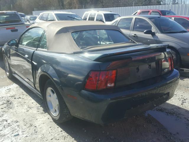 1FAFP4449XF128390 - 1999 FORD MUSTANG GREEN photo 3