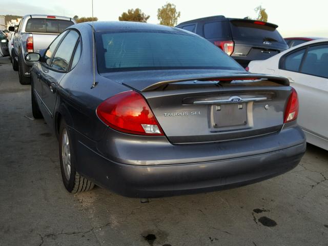 1FAHP56S43A108615 - 2003 FORD TAURUS SEL GRAY photo 3