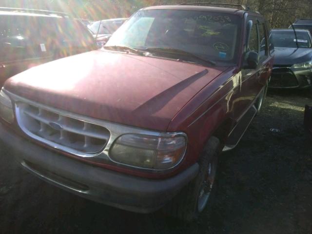 1FMDU34X2TUB08191 - 1996 FORD EXPLORER RED photo 2