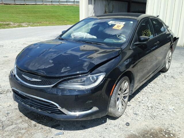 1C3CCCAB2FN750876 - 2015 CHRYSLER 200 LIMITE BLACK photo 2