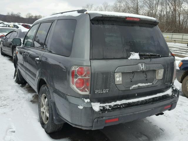 5FNYF18308B037570 - 2008 HONDA PILOT SE GRAY photo 3