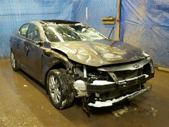 5XXGN4A77DG214409 - 2013 KIA OPTIMA EX GRAY photo 1