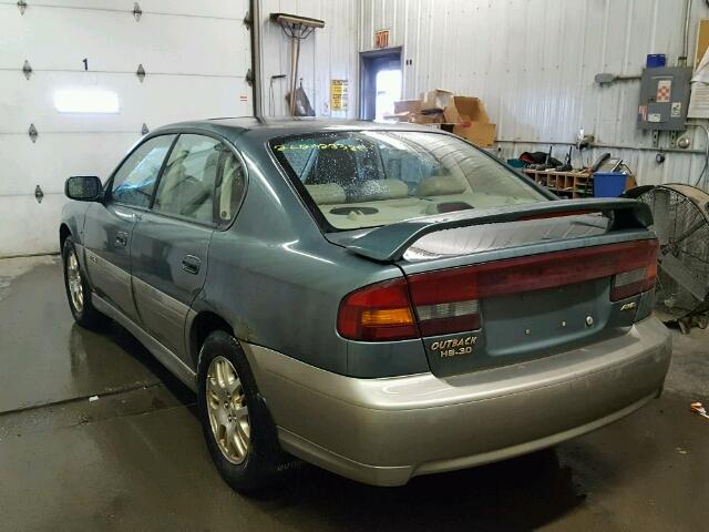 4S3BE896427200549 - 2002 SUBARU LEGACY OUT GRAY photo 3