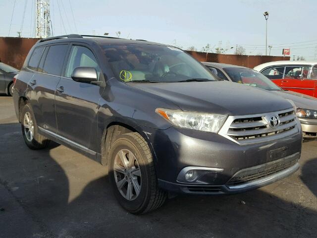 5TDZK3EH8BS041820 - 2011 TOYOTA HIGHLANDER GRAY photo 1