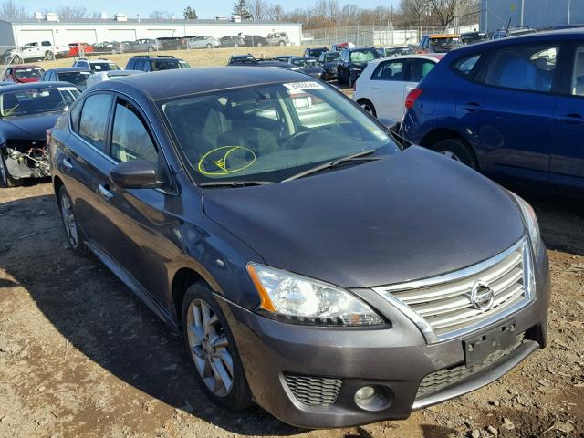 3N1AB7AP9EY247360 - 2014 NISSAN SENTRA S BLUE photo 1