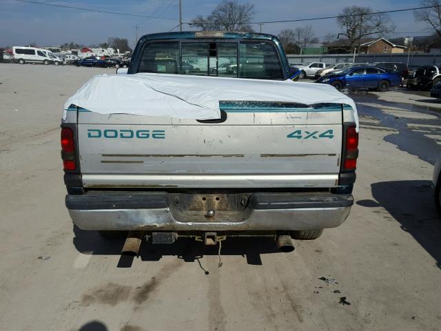 1B7HF16Z8VJ552117 - 1997 DODGE RAM 1500 TWO TONE photo 6