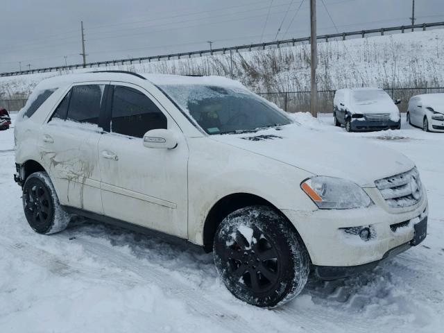 4JGBB86E77A267785 - 2007 MERCEDES-BENZ ML 350 WHITE photo 1