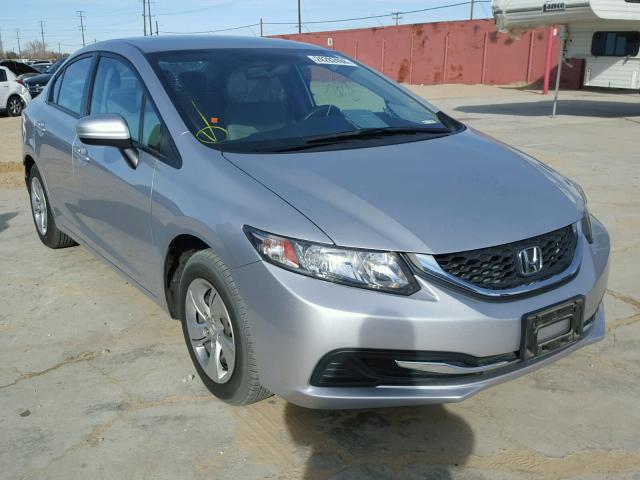 19XFB2F58FE204872 - 2015 HONDA CIVIC LX SILVER photo 1