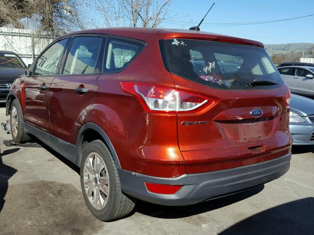 1FMCU0F75EUC30764 - 2014 FORD ESCAPE S RED photo 3