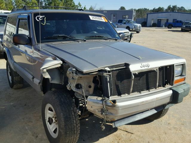 1J4FT47S91L526332 - 2001 JEEP CHEROKEE S GRAY photo 1