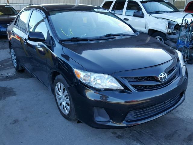 5YFBU4EE2CP047615 - 2012 TOYOTA COROLLA BA BLACK photo 1