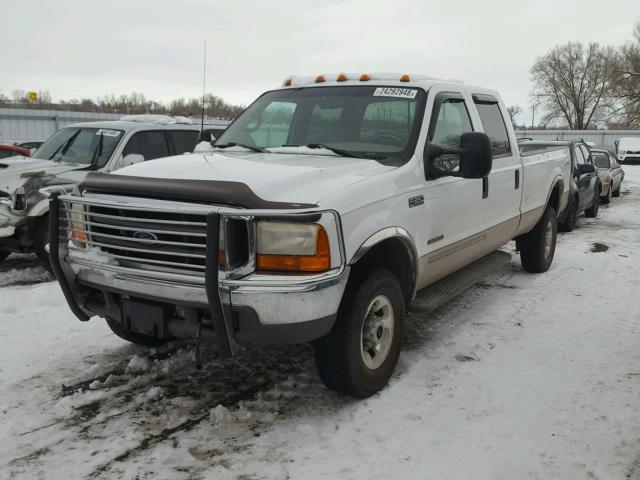 1FTSW31FXXEE84820 - 1999 FORD F350 SRW S WHITE photo 2