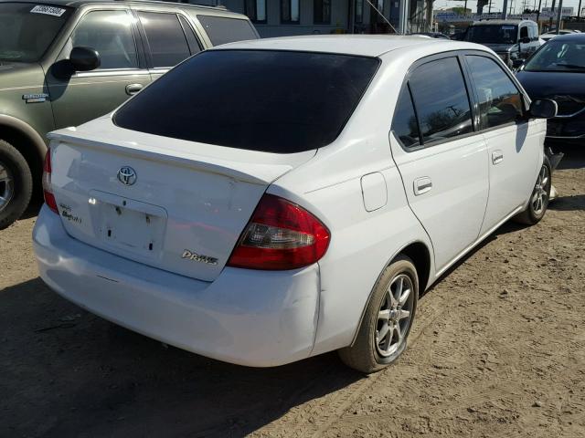 JT2BK12U210017627 - 2001 TOYOTA PRIUS WHITE photo 4