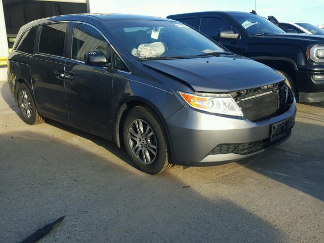 5FNRL5H64CB084690 - 2012 HONDA ODYSSEY EX GRAY photo 1