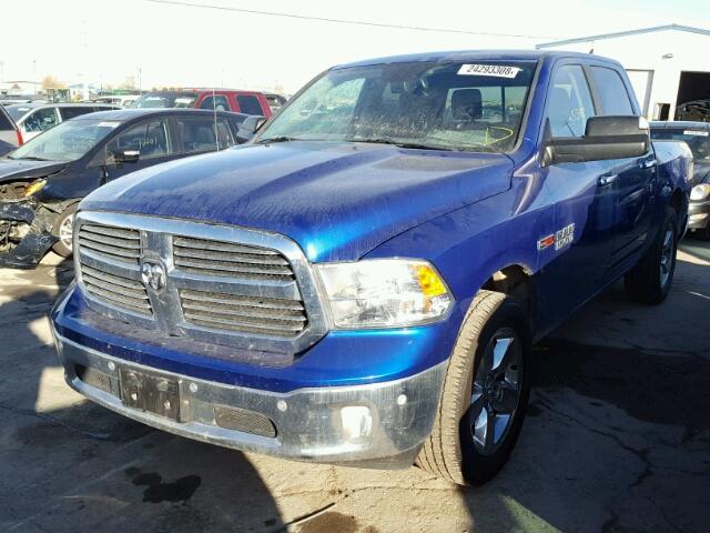 1C6RR7LM2FS707738 - 2015 RAM 1500 SLT BLUE photo 2