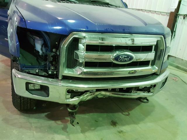 1FTEW1EG0HFB34371 - 2017 FORD F150 SUPER BLUE photo 9