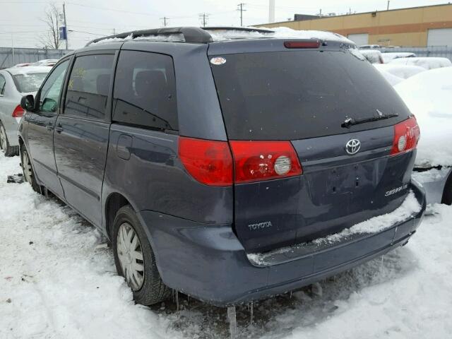 5TDZA23C66S413438 - 2006 TOYOTA SIENNA CE BLUE photo 3