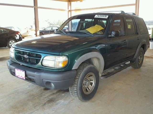 1FMDU62X8YZA78435 - 2000 FORD EXPLORER X GREEN photo 2