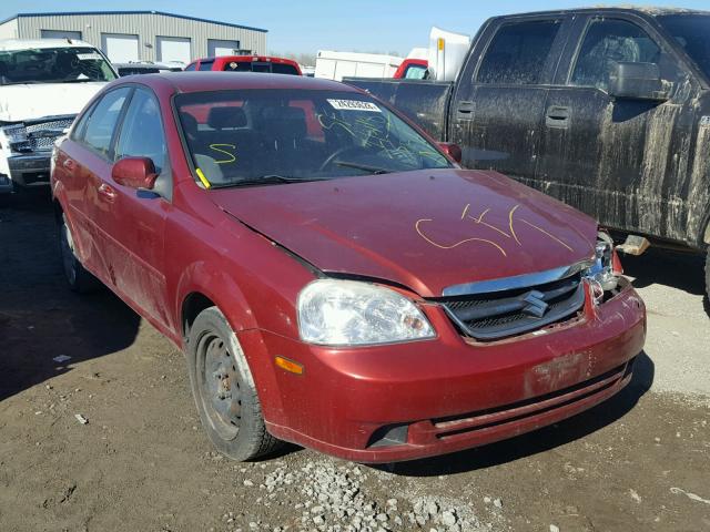 KL5JD56Z38K878507 - 2008 SUZUKI FORENZA BA RED photo 1