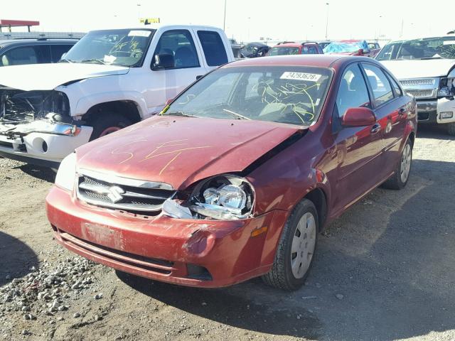 KL5JD56Z38K878507 - 2008 SUZUKI FORENZA BA RED photo 2