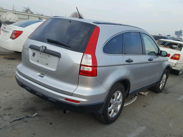 JHLRE3H47BC005850 - 2011 HONDA CR-V SE SILVER photo 4