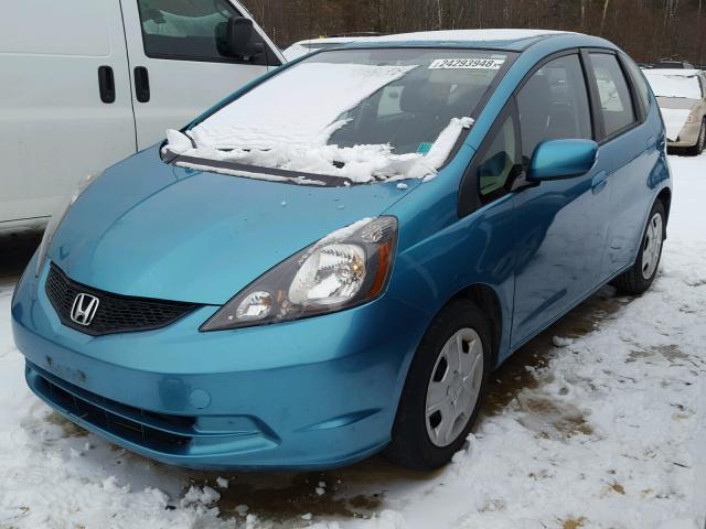 JHMGE8H38DC032386 - 2013 HONDA FIT BLUE photo 2