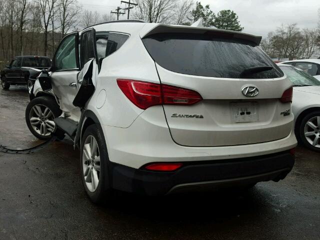 5XYZWDLA0GG335152 - 2016 HYUNDAI SANTA FE S WHITE photo 3