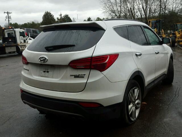 5XYZWDLA0GG335152 - 2016 HYUNDAI SANTA FE S WHITE photo 4