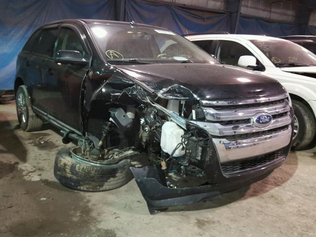 2FMDK3JC0DBE31704 - 2013 FORD EDGE SEL BLACK photo 1