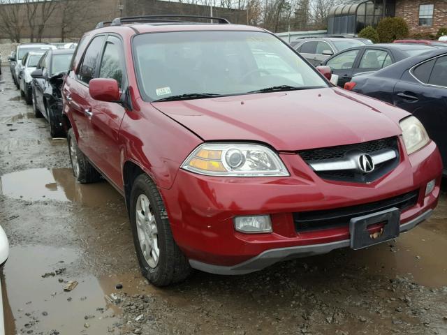 2HNYD18925H523212 - 2005 ACURA MDX TOURIN RED photo 1