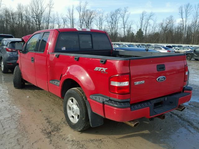 1FTRX04W14KD82230 - 2004 FORD F150 RED photo 3