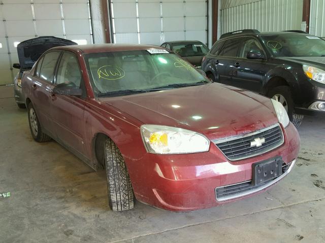 1G1ZS58N77F305557 - 2007 CHEVROLET MALIBU LS RED photo 1