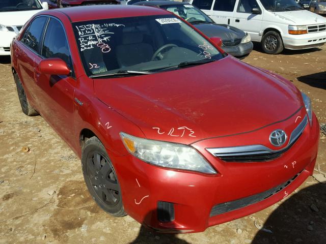 4T1BB3EKXBU131071 - 2011 TOYOTA CAMRY HYBR RED photo 1