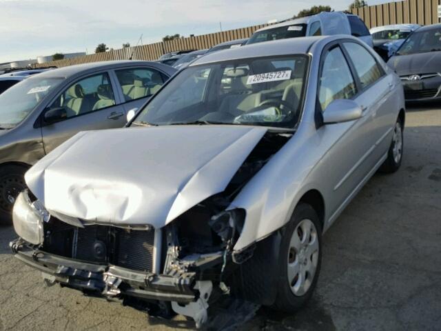 KNAFE222695667920 - 2009 KIA SPECTRA EX SILVER photo 2