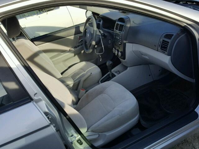 KNAFE222695667920 - 2009 KIA SPECTRA EX SILVER photo 5