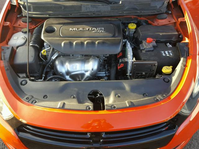 1C3CDFBB6FD380695 - 2015 DODGE DART SXT ORANGE photo 7